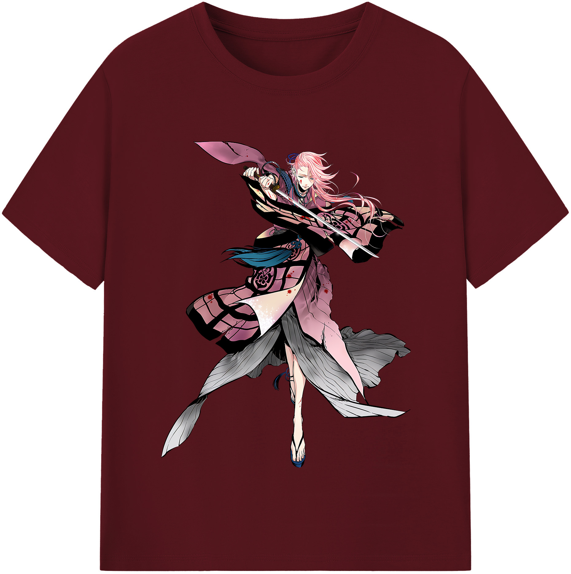 （画像用） 刀剣乱舞 Touken Ranbu 綿100％半袖Tシャツ（フロントプリント）